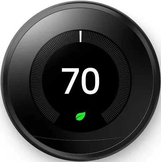 Google Nest Learning Thermostat - Polished Steel - Item #: T3019US - NEW