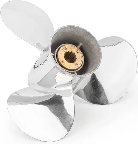 Young Props Upgrade Stainless Steel Outboard Boat Propeller for Mercury Engines 40-60HP