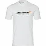 McLaren F1 Men's Core Essentials Logo T-Shirt (White, L)