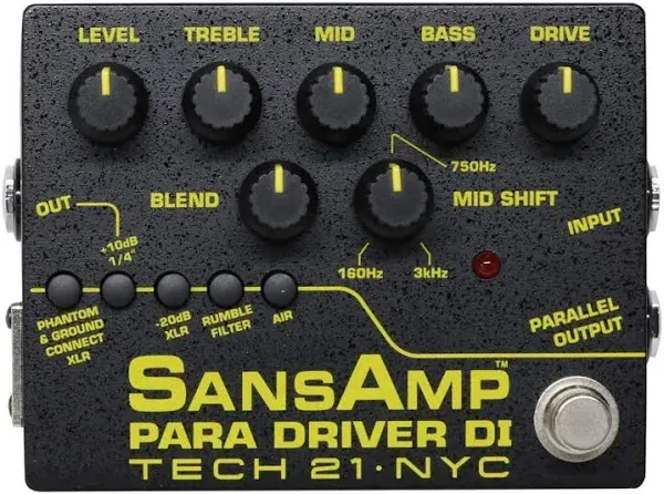 Tech 21 SansAmp Para Driver DI Instrument Preamp