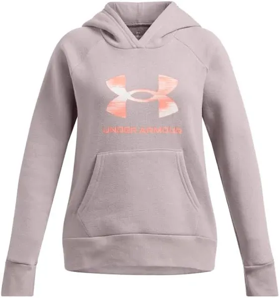 Under Armour Girls Rival Fleece Big Logo Hoodie