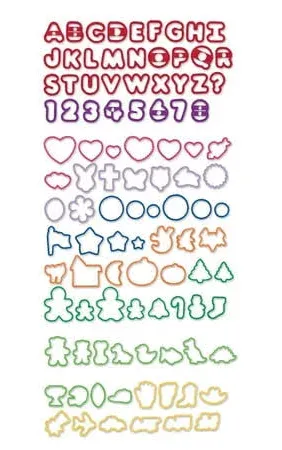 Wilton Plastic Cookie Cutter Set, 101-Piece