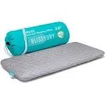 BLISSBURY King Stomach Sleeping Pillow | Thin 2.6-Inch Memory Foam Pillow for...