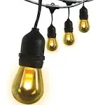 Feit Electric LED Flame Bulb String Lights Amber 12 ft 6 Lights