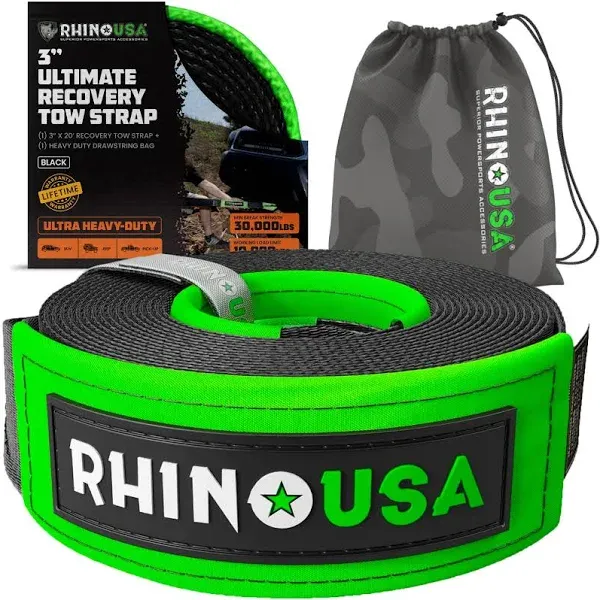 Rhino USA Recovery Tow Strap