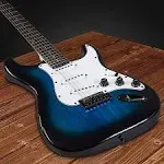 LyxPro Beginner 39” Electric Guitar &amp; Electric Guitar Accessories, Blue