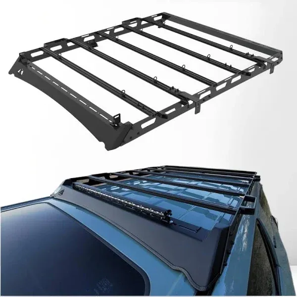 TKMAUTO Black Roof Rack Cargo Storage Compatible with 2010-2024 4Runner (Full Size)