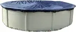 Winter Block WC18R Aboveground Pool Winter Cover 18’ Ft. Round, 8-Year Warranty Includes W...