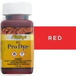 Fiebing's Pro Dye, Red, 4 oz.