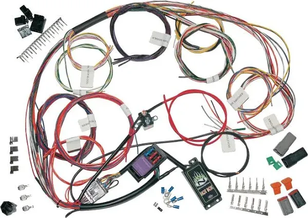 NAMZ Complete Bike Harness w/Starter Relay & 3-Circuits & Self Canceli