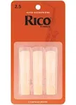 Rico 3 Pack Alto Saxophone Reeds - 2.5