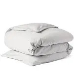 Coyuchi 300-Thread Count Organic Percale Duvet Cover - Seal