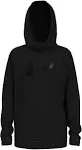 Under Armour Boys' Fleece Big Logo Hoodie, XS, Black/Black