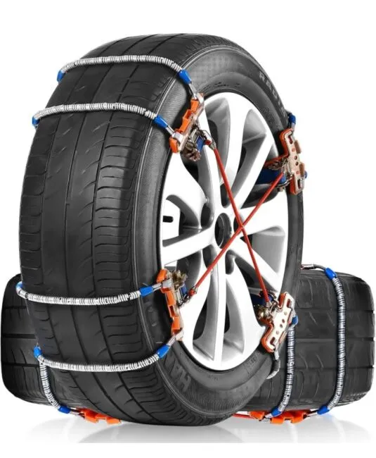 PLTMIV Snow Chains Tire for SUV Car Pickup Trucks Emergency Traction Width 195