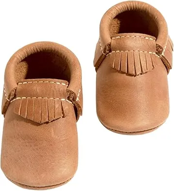 Freshly Picked Soft Sole Leather Baby Moccasins - Zion Size 4