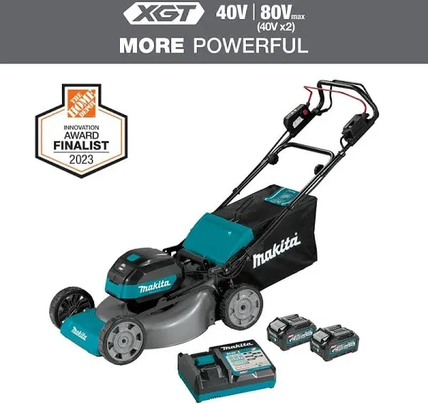 Makita GML01SM 40V max XGT Brushless 21" Self-Propelled Commercial Lawn Mower Kit