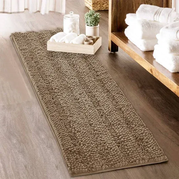 Large Bathroom Rugs Set - Super Soft Bath Mat Non-Slip Washable Absorbent