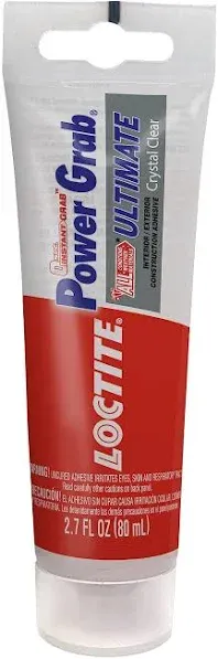 Loctite Power Grab Ultimate Crystal Clear Construction Adhesive