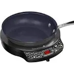 NuWave PIC Flex Compact, Portable, Powerful Induction Cooktop with 9-Inch Duralon Healthy Ceramic Non-Stick Fry Pan