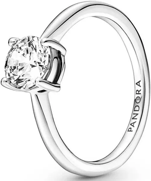 Pandora Gold Sparkling Crown Solitaire Ring 168289C01