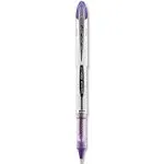 Uni-Ball Vision Elite Roller Ball Pen, Stick, Bold 0.8 mm, Purple Ink, White/Purple Barrel