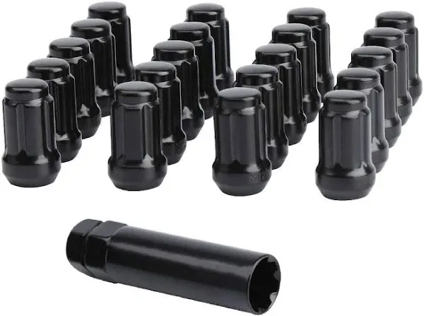 20 pcs!  Aftermarket Dynofit Lug Nuts with Socket Key M12 x 1.25