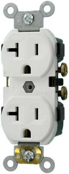 Leviton 20 Duplex Outlet CR20