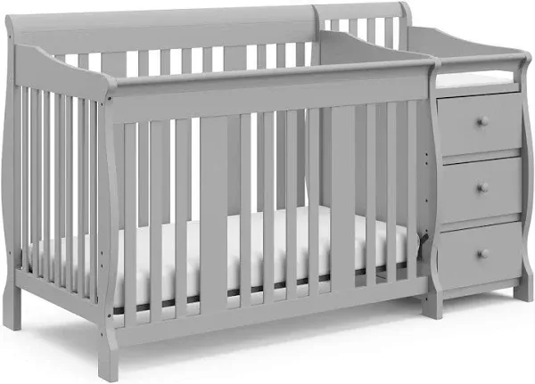 Storkcraft Portofino 5-in-1 Convertible Crib and Changer