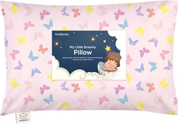 KeaBabies Toddler Pillow with Pillowcase