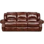 Cambridge Telluride 100% Leather Double Reclining Sofa