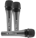 Sennheiser e835 Cardioid Vocal Microphone, 3 Pack