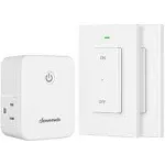 DEWENWILS Indoor Remote Control Outlet - Wireless On/Off Switch, 100ft RF Range, Wall Light Compatible