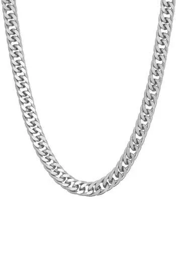 Men's Sterling Silver Miami Cuban Curb Chain