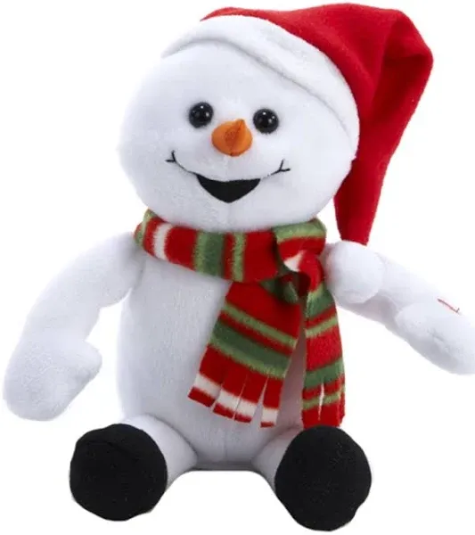 Kurt Adler 10-Inch Laughing Snowman with Farting Sound