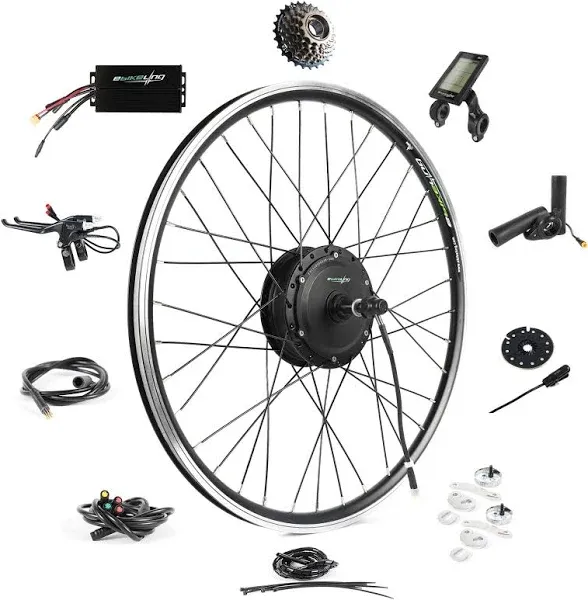 EBIKELING Waterproof Electric Bike Conversion Kit Front/Rear Wheel