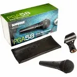 Shure PGA58 Cardioid Dynamic Vocal Microphone