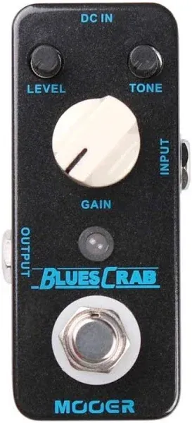 Mooer Blues Crab Overdrive Pedal