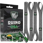 Rhino USA Soft Loop Motorcycle Tie-Down Straps