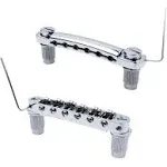 Guyker Guitar Tune-O-Matic Bridge and Stop Bar Tailpiece Combo Replacement Co