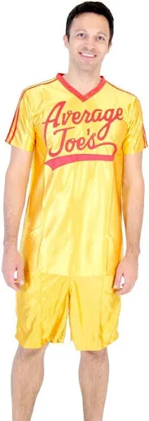 Crazy Dodgeball Average Joe's Adult Jersey Costume Set