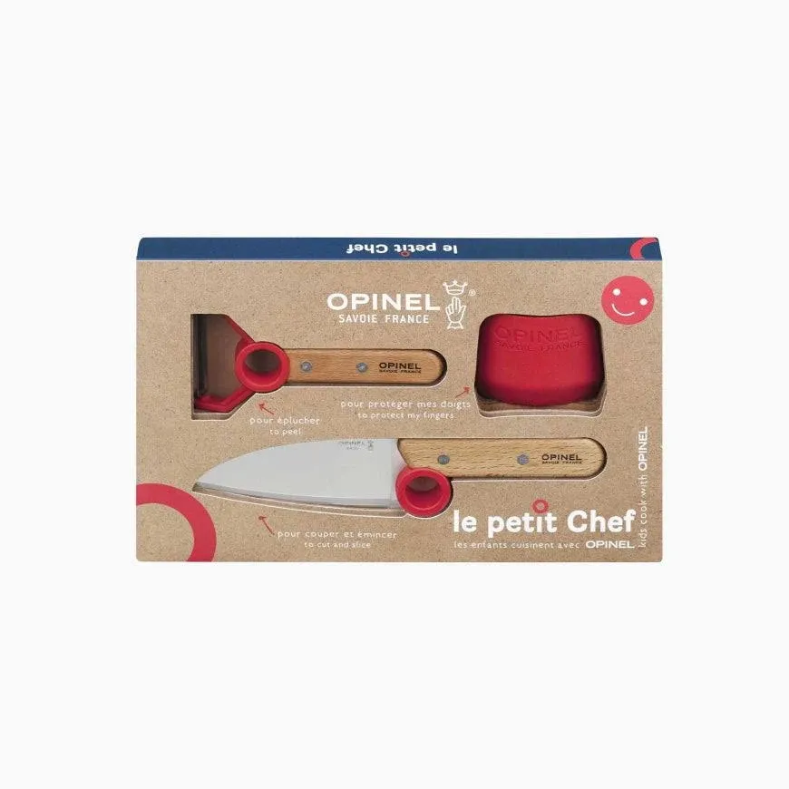 Opinel Chef Knife Set, Beechwood, One Size