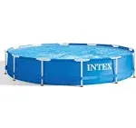 Intex 12' x 30" Metal Frame Above Ground Pool with Filter Pump