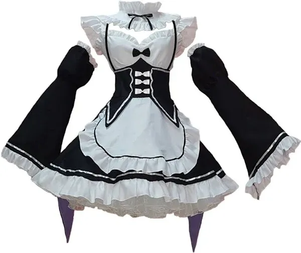 Maid Valentines Day Outfit Women Anime Maid Costume Cosplay Lolita Fancy Dres...