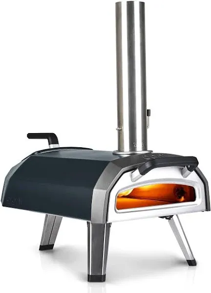 NEW Ooni Karu 12 Portable Pizza Oven Wood &amp; Charcoal Fired Silver