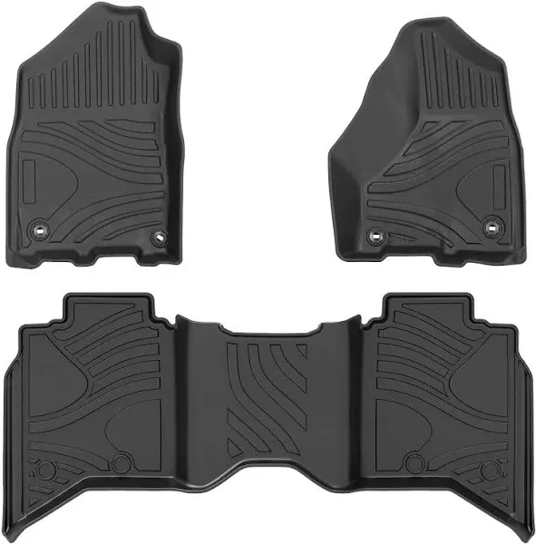 YITAMOTOR Floor Mats Compatible with 2013-2018 Dodge Ram 1500/2500/3500 Crew Cab