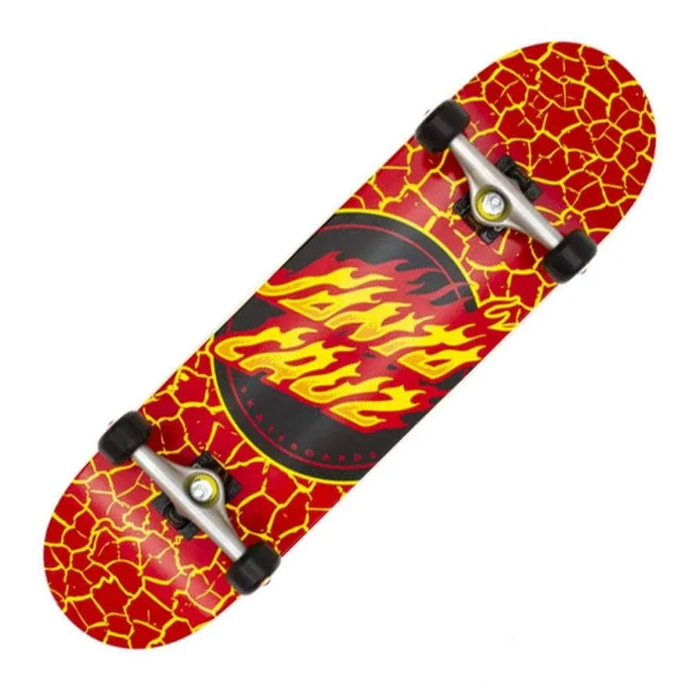 Santa Cruz Flame Dot Complete Skateboard