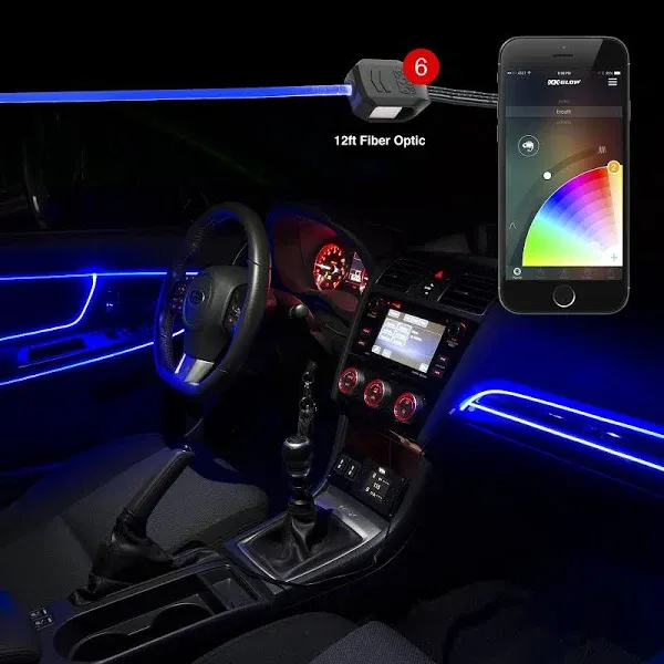 LED Fiber Optic Kits for Cars | XKchrome Smartphone App