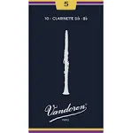 Vandoren CR105 Traditional Bb Clarinet Reeds - Strength 5 (Box of 10) | Reverb