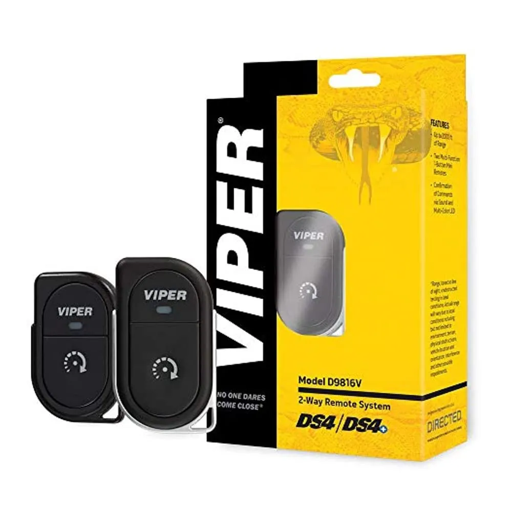 NICE VIPER KEYLESS REMOTE ENTRY CONTROL FOB ALARM EZSDEI7816 7816V - TESTED!