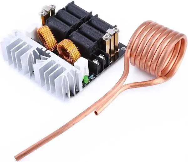 1000W Low Voltage Induction Heating Board Module Tesla Coil 12V-48V Flyback Driver Heating DIY